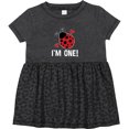 thumbnail image 3 of Inktastic First Birthday Ladybug 1 Year Old Girls Baby Dress, 3 of 5