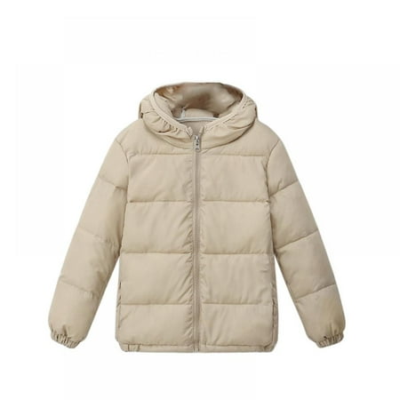 

SYNPOS Baby Boy Winter Clothes Toddler Jacket Light Puffer Padded Jacket Winter Coats For Kids With Hoods Infant Zip Up Outerwear with Pockets