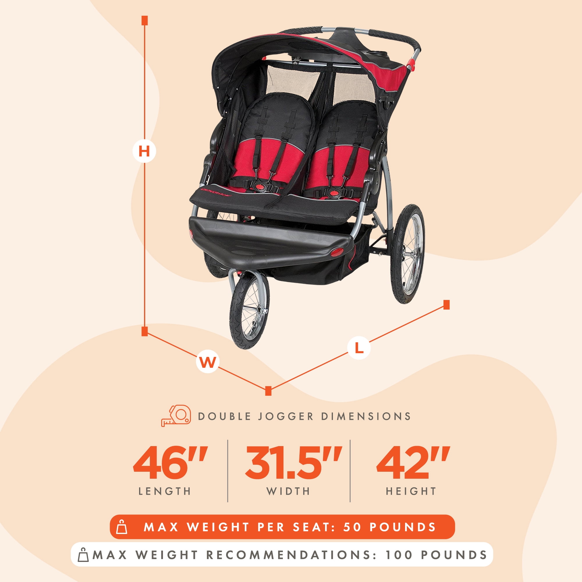 Jogging stroller with speakers shop