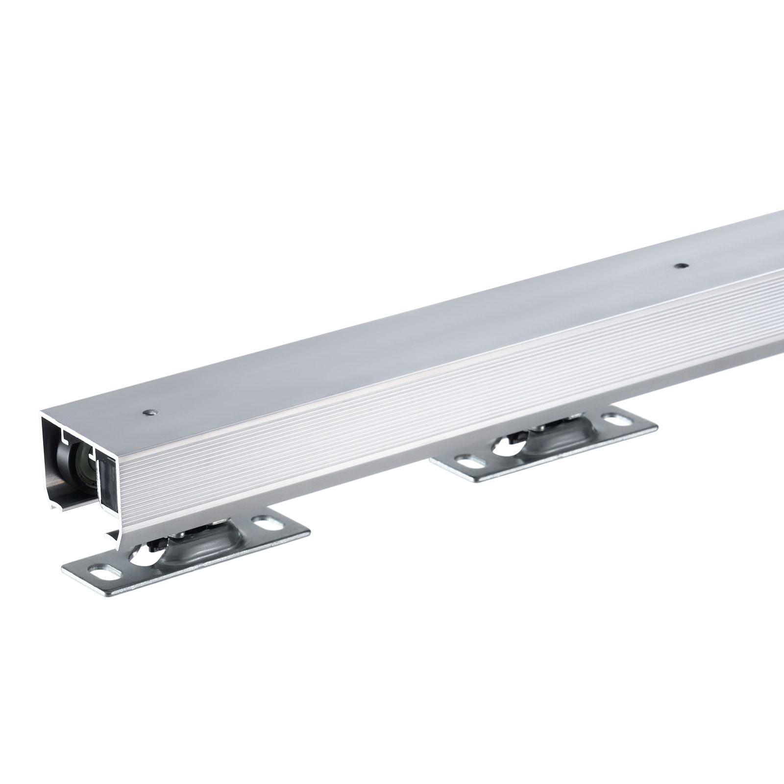 Pocket Door Track Kit 6ft Soft-Close Aluminum Alloy for 24-36 Inch Wide Doors Living Room Bedroom