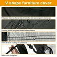 thumbnail image 5 of DYstyle 210D Outdoor Sofa Cover for Rattan Patio Garden,Square Shape Furniture Protective,All-Purpose Dust Covers, 5 of 7