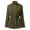 Army Green, variant on Xijirk Womens Stand Collar Utility Jacket Zip Snap Closure Long Sleeve Large Patch Pockets Mid Length Loose Fit for Daily Outdoor Travel Wear,Army Green,M