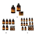 thumbnail image 2 of Inteprter 2 unids/set ambiente cálido y acogedor con linternas de para decoración interior tamaño de linterna decorativa Electrodomésticos negro * 2PCS, 2 of 6