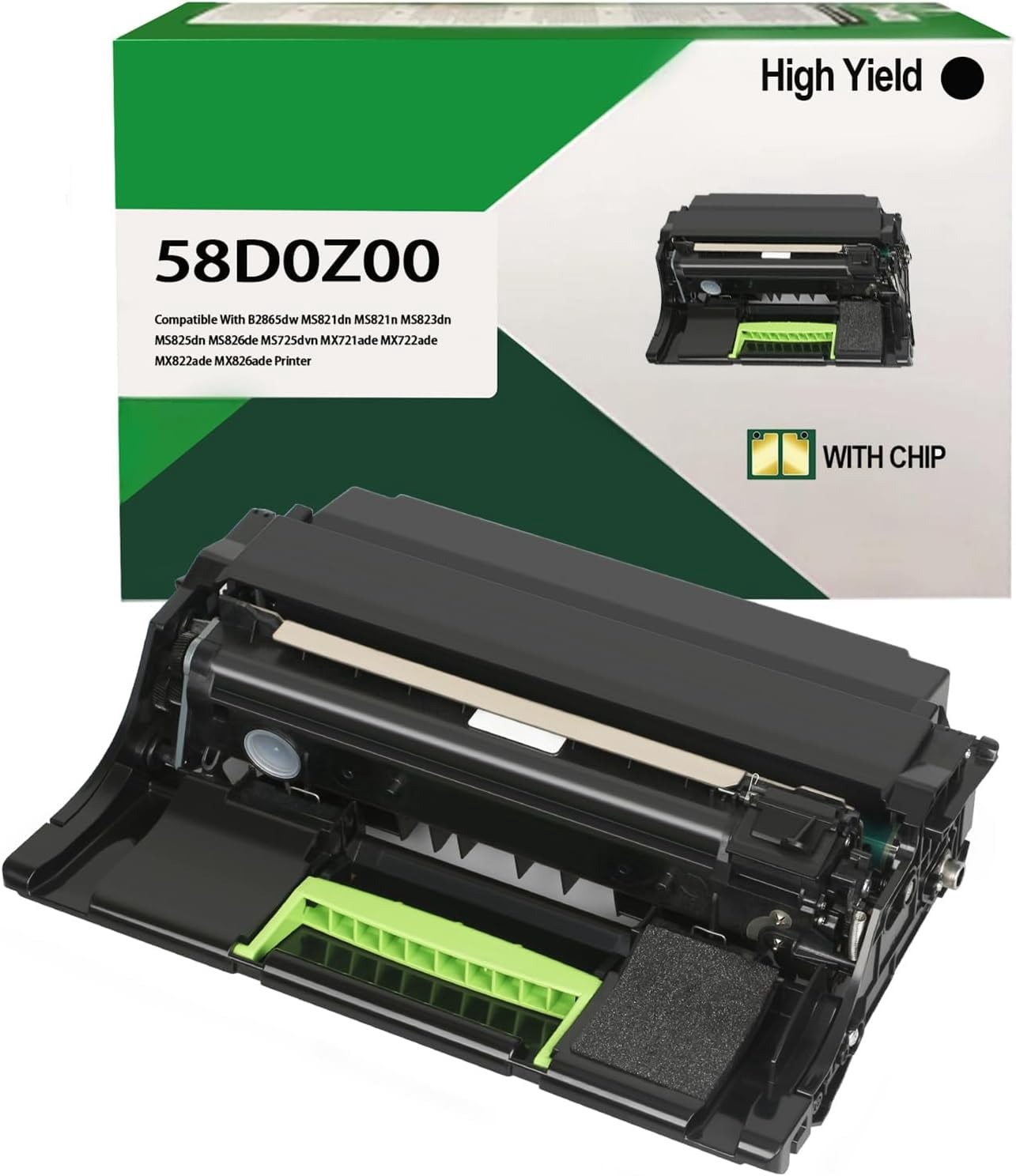 58D0Z00 Imaging Cartridge Replacement for Lexmark B2865dw MS725dvn