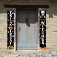 thumbnail image 5 of Halloween Party Decorations ;Outdoor & Indoor Halloween Welcome Sign;Trick or Treat Halloween s;Weather-Resistant Halloween Door Decor, 5 of 5