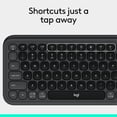 thumbnail image 4 of Logitech POP ICON Keys Wireless Bluetooth Keyboard, Comfortable Typing, Programmable Keys, Easy-Switch Between up to 3 Devices, for Laptop,, 4 of 11