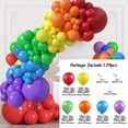 thumbnail image 3 of Kit de arco de guirnalda de globos mate de colores arcoíris para hacer uno mismo, globos de látex para fiesta de cumpleaños, suministros para decoración de bodas para niñas Golobs, 3 of 5