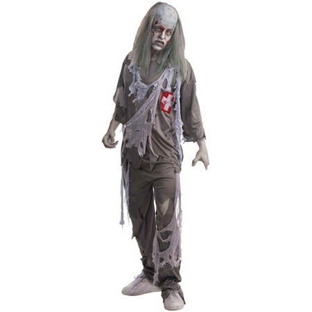 Zombie Doctor Adult Halloween Costume - One Size