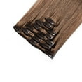 thumbnail image 3 of CNKOO 100 % Remy Extensions de Cheveux Humains à Clipser Cheveux Humains Soyeux Lisses 7 Pcs 15 clips, 3 of 6