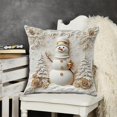 thumbnail image 4 of Funda de almohada con adornos navideños, fundas de cojín de invierno con temática navideña blanca, fundas de cojín decorativas de estilo festivo para sofá cama, sofá de 18 x 18, adornos navideños para, 4 of 4