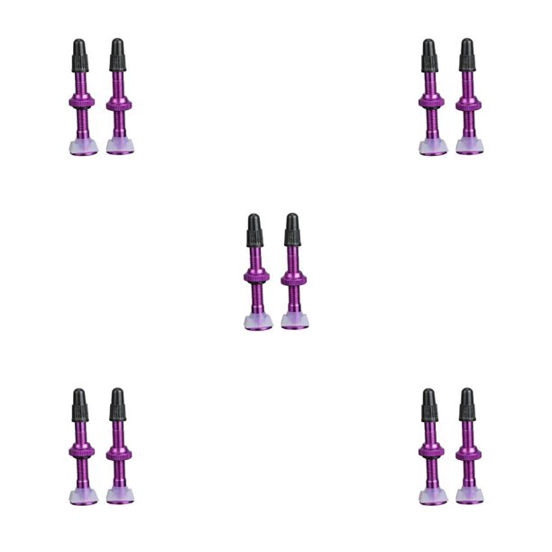 Wosthever 2 piezas 40mm válvula de neumático sin cámara válvulas de neumático accesorios repuestos Type5 NO5