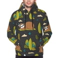 thumbnail image 4 of Bingfone Funny Sloths In The Forest Men'S Drawstring Hoodie Long Sleeve Pocket Sweatshirts-4x-Large, 4 of 9
