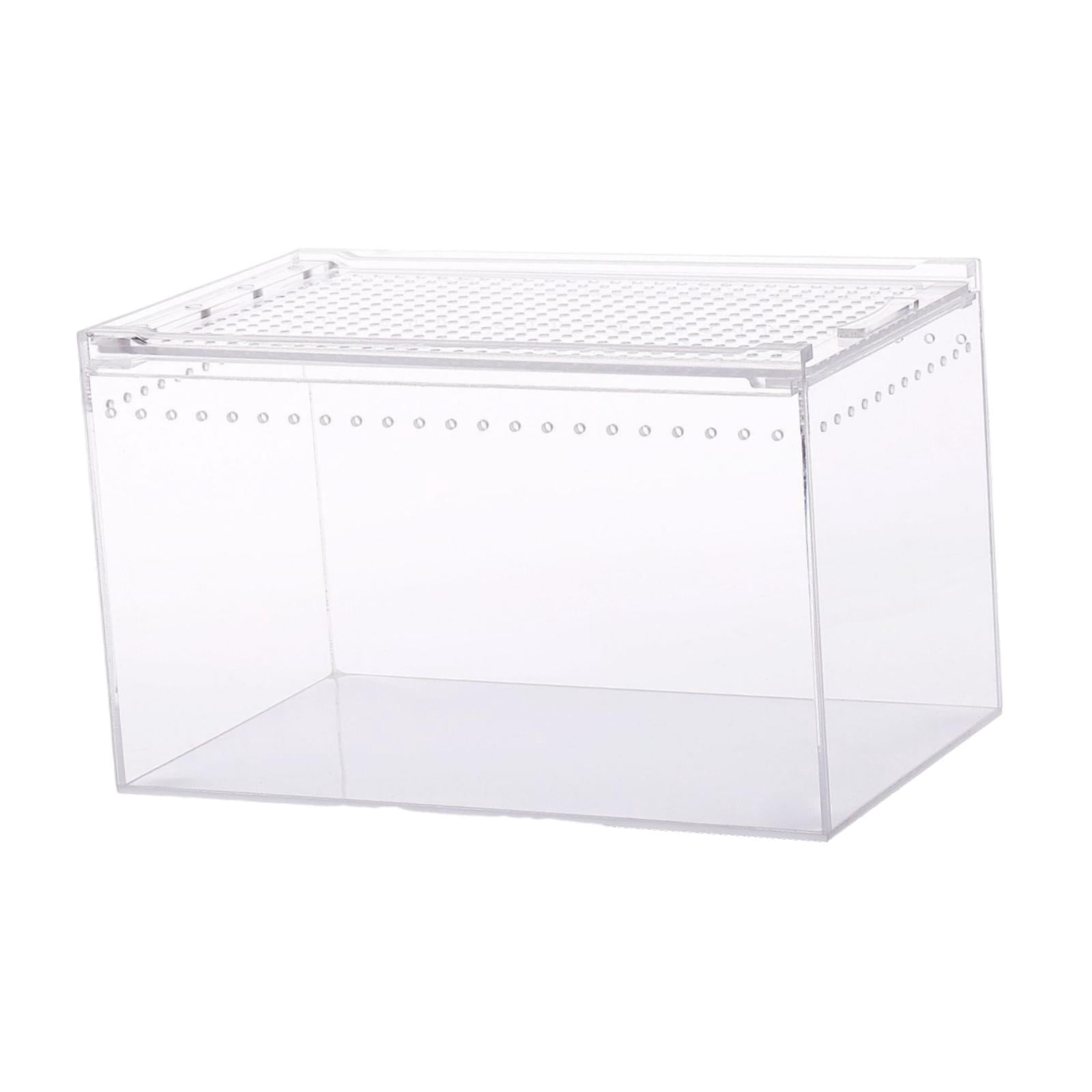 EHJRE Reptile Terrarium Professional Enclosure Cage for Snake Hermit Crabs Lizards
