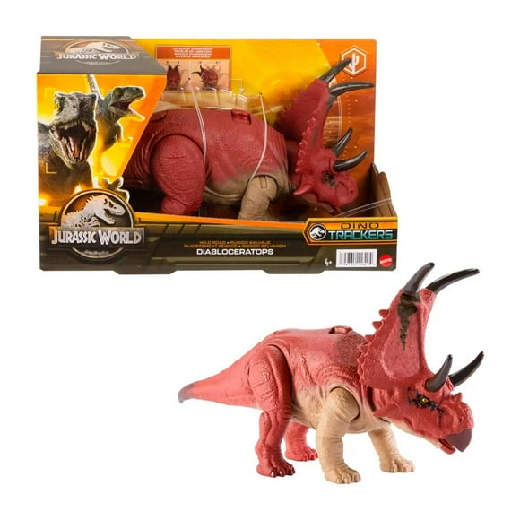 Dinosaurio de Juguete Mattel Jurassic World Diabloceratops Rugido Salvaje
