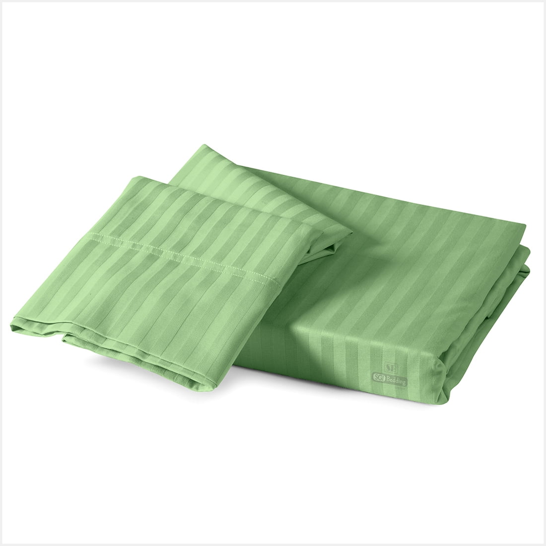 SGI Pillow Case Moss Solid 600 TC Queen Pillowcase 2 Piece