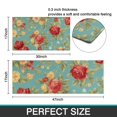 thumbnail image 7 of Pioneer Flower Floral Print Pattern Kitchen Rugs Sets Of 2,Anti Fatigue Kitchen Mat Rugs Non Slip Washable,Decorative Kitchen Floor Mats for Kitchen,Sink,Laundry,17"x30"+17"x47", 7 of 7