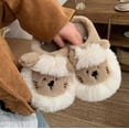 thumbnail image 7 of ZELAND Unisex Cute Lion Plush Slippers: Women's and Men's Winter Warm House Shoes, Fuzzy Fleece-Lined Cartoon Animal Slides, Anti-Slip Cozy Bedroom Loafers, Matching Couple's Holiday Gift for Adults, 7 of 7