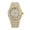 Gold3, variant on VVS1 Lab Created Moissanite Men's Bustdown Iced Out Automatic Mechanical Hip Hop Watch, Comes with Gift Box
