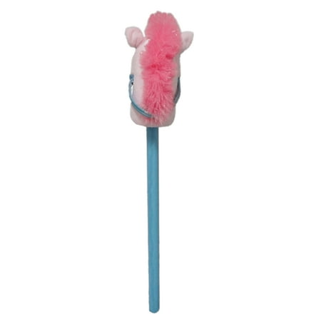 Spark.Create.Imagine Spark Plush Pink Stick Pony for 3 Years and Up