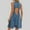 Dark Blue, variant on Odbmxy Denim Women Sundress Modest Sleeveless Mini Dresses for Women Plus Size Holiday Blue Summer Tank with Pockets Dress