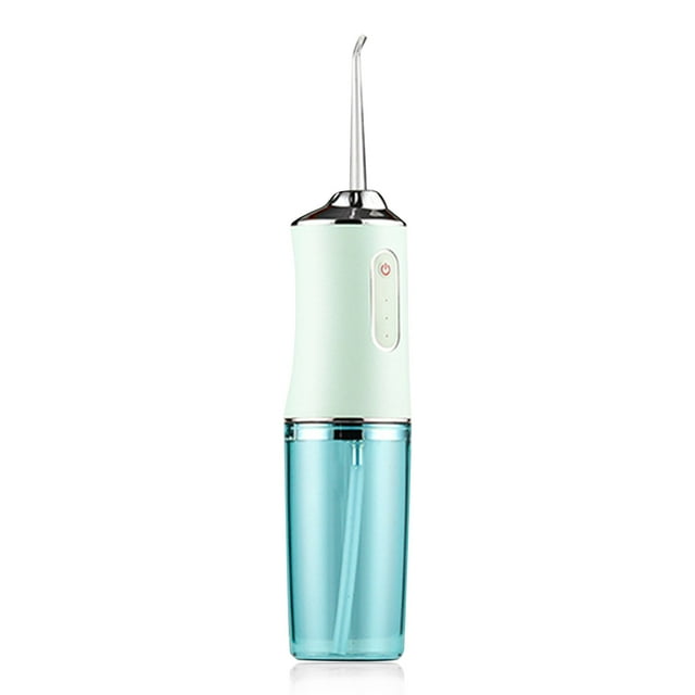 Irrigador oral eléctrico portátil para el hogar, hilo dental, rociador de agua, herramienta de lavado con boquilla, verde Vogacara HA007799-03B