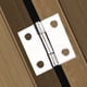 thumbnail image 5 of Bisagra plegable de metal de pequeño grosor para puerta de armario, color plateado, 5 of 5