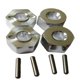 thumbnail image 1 of Rueda de Montaje Hexagonal Bewildely Adaptador Fuerte para 1/10 WLtoys K949 10428 Crawler RC Plata, 1 of 6