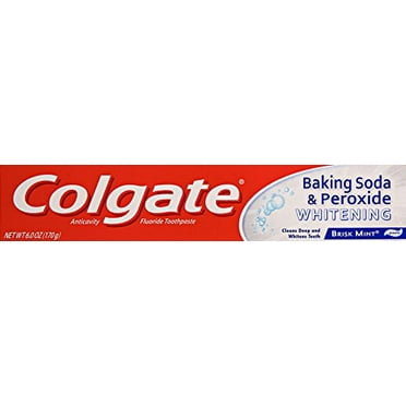 3 Pack Colgate Baking Soda and Peroxide Whitening Toothpaste 6 oz Each