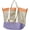 Purple, variant on Teal Unisex Mesh Beach Bag - Roomy Travel Shoulder Tote for Vacation, Swimming & Outdoor Recreation
