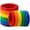 Rainbow, variant on One Size Of 2Pcs Sweatbands Sports Wristbands for Kids and Women - 3 inch Elastic Athletic Wrist Bands for Tennis, Basketball, Running, Working Out
