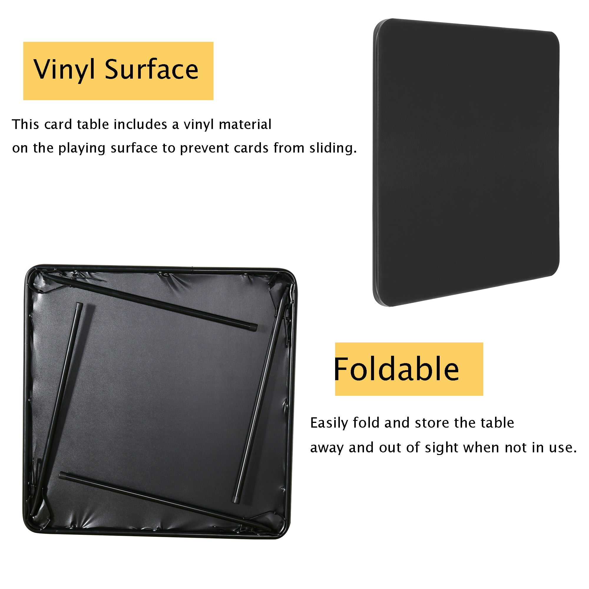 Fold away sale card table