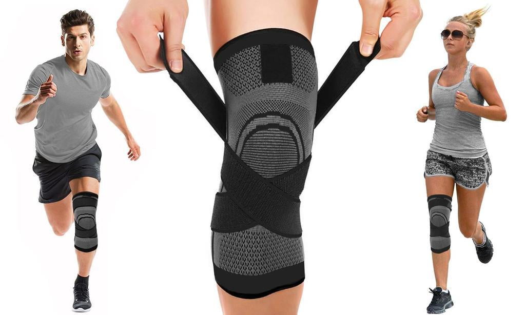 Durable Breathable Running Jogging Sports Sleeve Pad 3D Support Brace Knee H6G6 