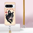 thumbnail image 3 of TECH CIRCLE For Google Pixel 6a Case,Stylish Pattern Soft Slim Thin Silicone TPU Girls Boys Women Men Case Shockproof Protective Phone Case with Strap for Google Pixel 6A 5G 6.1" 2022,Dog, 3 of 7
