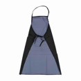 thumbnail image 2 of Beauty Salon Apron Waterproof Working Clothes Multi-use Hairdressing Apron Front Lagre Pockets Protective Pinafore (black, Random Pocket Brim Color), 2 of 3