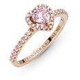 thumbnail image 4 of Anillo Pandora Con Un Recubrimiento En Oro Rosa De Elevado 188421C04 | Talle 48 | Baño De Oro Rosa 14K | Joyería De Lujo Para Mujer | Ideal Para Regalo Elegante | Compatible Con Charms Pandora, 4 of 5