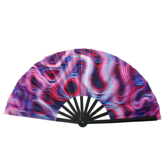 TIELUTT The Fan Art Cloth Craftsmanship Is of and Durable Paper Flower Embellishments Silk Fans Handheld Tissue Paper Tassel Banner Birthday Flowers Table Decorations for Party