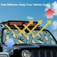 thumbnail image 5 of FUIALDOLG Penguins Automotive Sunshade Comes with Storage Bag, Keep Car Interior Cool,Universal Windshield Sun Shade Fit for Cars, Off-road Vehicle, Trucks, SUV (52.95x16.14 inch), 5 of 7
