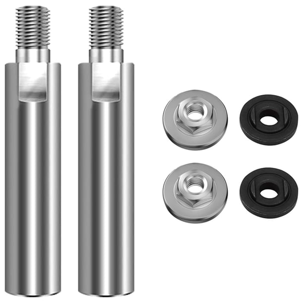 Juego de Eje de Extensión para Amoladora Angular con Rosca de 5/8 Pulgadas A 11, Adaptador de Pulido para Automóvil de 2 Piezas, 3,15 Pulgadas