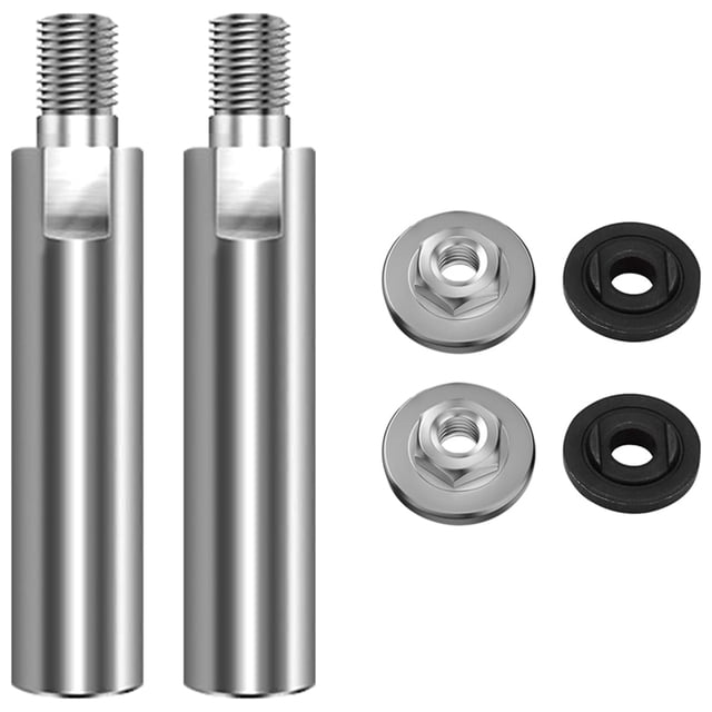 Juego de Eje de Extensión para Amoladora Angular con Rosca de 5/8 Pulgadas A 11, Adaptador de Pulido para Automóvil de 2 Piezas, 3,15 Pulgadas