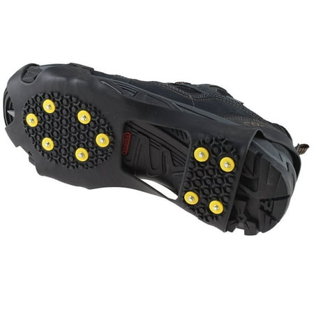 AGPtek Anti Slip Grip Shoe Covers Overshoes Snow Shoes Crampons Cleats for Ice (Best Running Shoes For Snow And Ice)