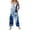 Multicolor -AB40, variant on Lumtrix Christmas Romper Women Holiday Wide Leg Funny Xmas Pattern Plus Size Sleeveless Cute Jumpsuits with Pocket Green M