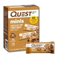 thumbnail image 1 of Mini Chocolate Chip Cookie Dough Protein Bars, 8g Protein, 1g Sugar, 2g Net Carbs, Gluten Free, 14 Count, 1 of 5