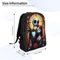 thumbnail image 4 of Goofa The Nightmare Before Christmas Pattern Large Capacity Backpack – Padded Laptop Compartment, Ergonomic Design for School, Work, Travel, and Outdoor Activities, 4 of 8