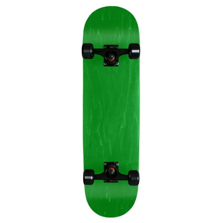 Blank Pro Complete Skateboard Stained Green 7.75 Black Wheels Black Trucks