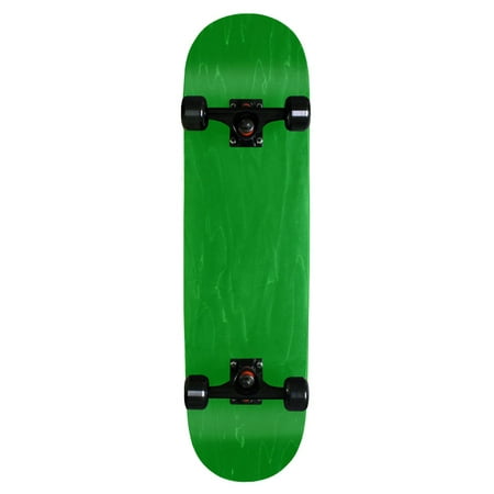 Blank Pro Complete Skateboard Stained Green 7.75 Black Wheels Black