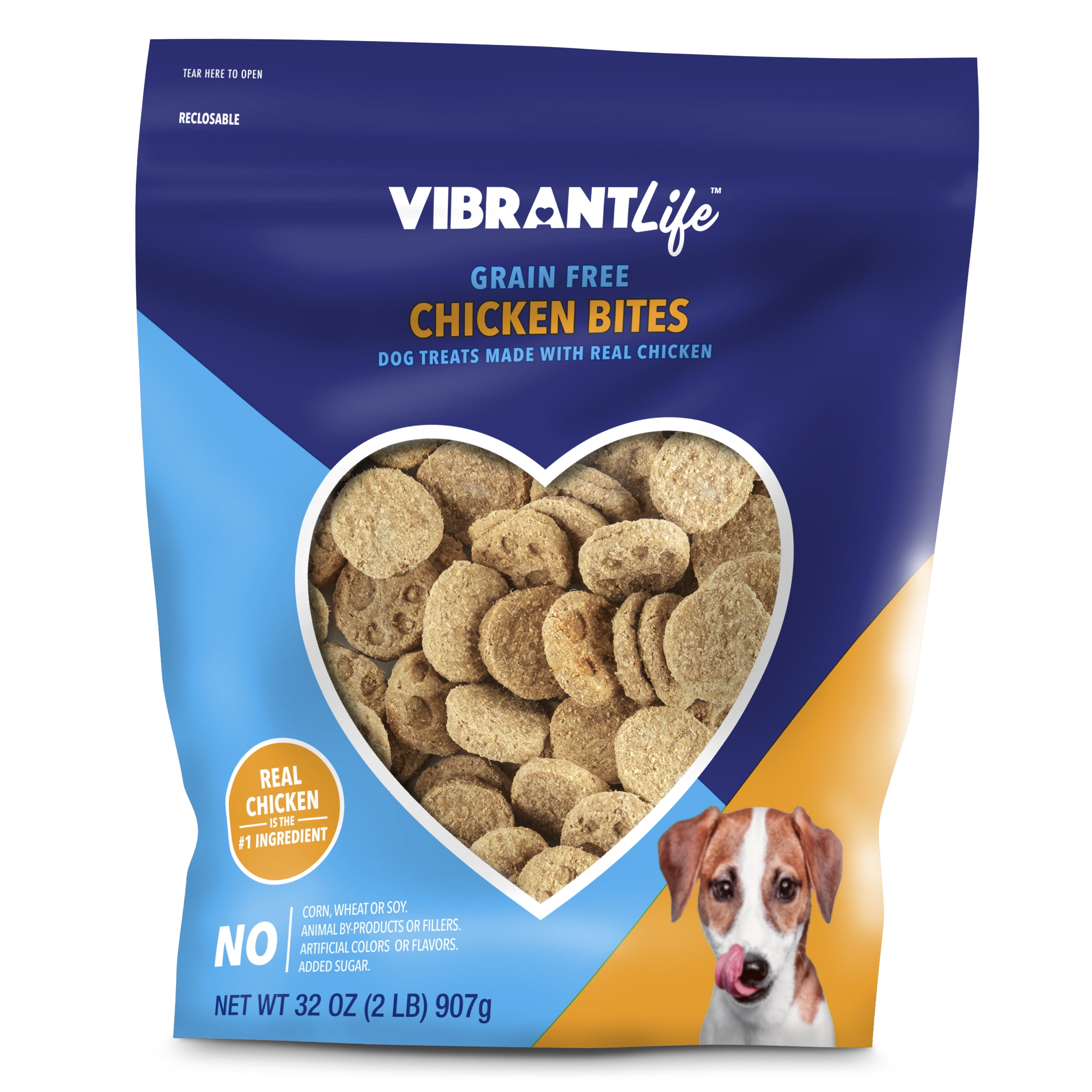 Vibrant Life Chicken Bite Dog Treats 
