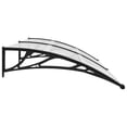 thumbnail image 6 of vidaXL Door Canopy, Outdoor Awning for Porch & Patio, Polycarbonate Cover, 78.7x39.4 In, Black, 6 of 8