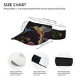 thumbnail image 4 of Balery Humming Bird Adult Sport Sun Visor Hat, Adjustable Baseball Cap For Outdoor Travel And Beach,Ideal For Women And Men,Sunscreen Visor Hats, 4 of 8