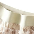 thumbnail image 4 of Ediodpoh Women's Skirts A Line Pleated Long Tutu Skirt with Ruffle Mesh Calf Length Chiffon High Waist Cake Skirt Ballet Skirt Beige L, 4 of 5
