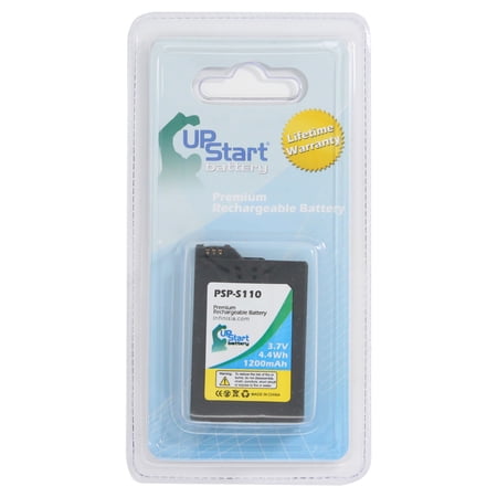 PSP-S110 Battery Replacement for Sony PSP 3000, PSP 2000, PSP 3001, PSP 2001, PSP SLIM, PSP S110, PSP 3004, PSP 3002, PSP LITE Video Game Console - Compatible with Sony PSP-S110 Battery 3.7V 1200mAh
